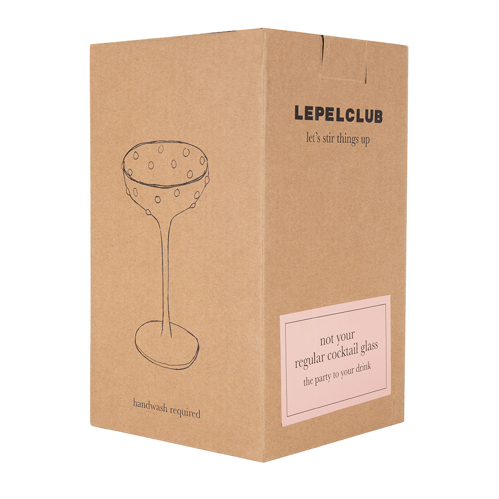 Lepelclub Pearl Glass Coupe - Clear - Maeva Studio